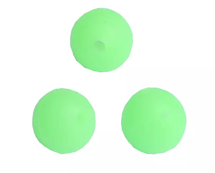 Wiggler Soft Beads Grön Glow 10mm - Muut pientarvikkeet - 7340010311325 - 1