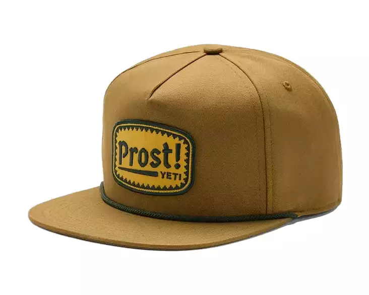 Yeti Prost Flat Brim Rope Hat Brown - Lippikset - 888830516065 - 1