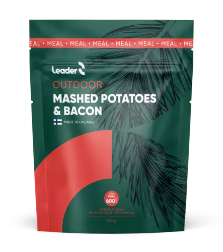 Leader Outdoor Mashed Potatoes Bacon 140g - Retkiruuat - 6430080443376 - 1
