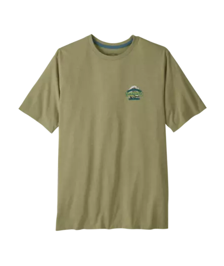 Patagonia M´s Great Waves Responsibili Tee Gumtree Green - Miesten t-paidat - 198077740896 - 2