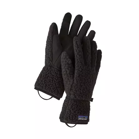 Patagonia Retro Pile Gloves Black - Käsineet - 192964494596 - 1