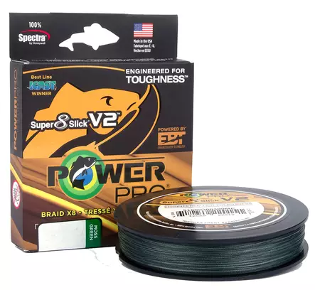 Power Pro Super 8 Slick V2 Moss Green - Monikuitusiimat - 712649219476 - 1