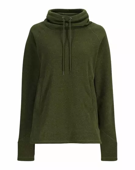 Simms Women's Rivershed Sweater Riffle Green Heather - Paidat - 694264627396 - 2