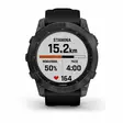 Garmin Fenix 7X Sapphire Solar Hiilenharmaa DLC-titaani ja musta hihna - GPS-paikannuslaitteet ja kellot - 0753759278236 - 6