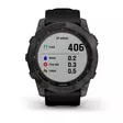 Garmin Fenix 7X Sapphire Solar Hiilenharmaa DLC-titaani ja musta hihna - GPS-paikannuslaitteet ja kellot - 0753759278236 - 8
