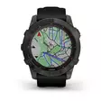 Garmin Fenix 7X Sapphire Solar Hiilenharmaa DLC-titaani ja musta hihna - GPS-paikannuslaitteet ja kellot - 0753759278236 - 3