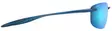 Maui Jim Hookipa Ultra - Metal Matte Blue Frame with Blue Hawaii Lens - Muovilinssit - 603429081416 - 3