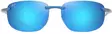 Maui Jim Hookipa Ultra - Metal Matte Blue Frame with Blue Hawaii Lens - Muovilinssit - 603429081416 - 2