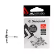 Mikado Roller Swivel Triple with T-Beads - Leikarit & pikavaihtolinkit - 5900637148456 - 1