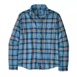 Patagonia M's LW Fjord Flannel Shirt P-6 Logo Smolder Blue - Paidat - 198077731016 - 1