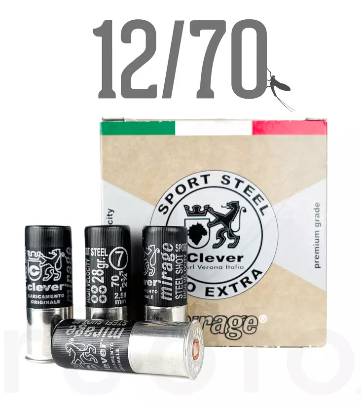 12/70 Clever Mirage T4 Soft Steel 7 28g 25pc - Ratapatruunat - 942507021396 - 2