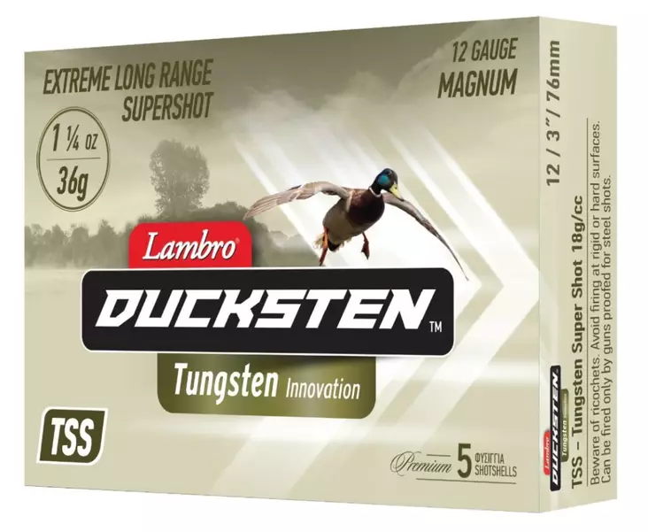 12/76 Lambro Ducksten TSS Tungsten 2,5mm 36g 5pcs - Metsästyspatruunat, muut materiaalit - 5213011484546 - 1