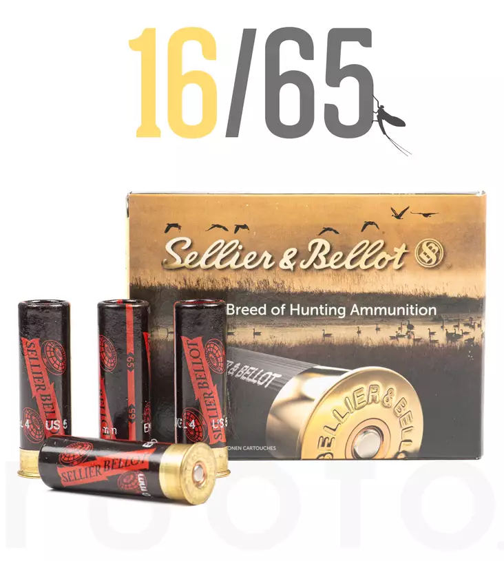 16/65 S&B Red and Black 28,4g 10pcs - Metsästyspatruunat, lyijy - 8590690172856 - 1