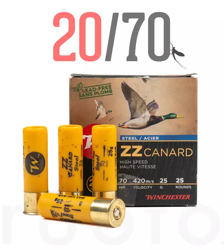 20/70 Winchester ZZ Canard 25g 25 Pcs - Metsästyspatruunat, teräs - 634957772286 - 2