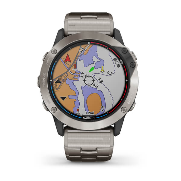 Garmin quatix 6x Solar 51mm Titan -GPS-monilajikello Garmin älykello -  Ruoto.fi verkkokauppa