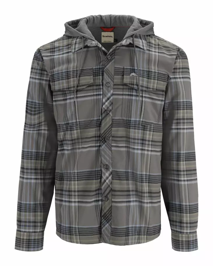 Simms Coldweather Hoody Gunmetal Neo Plaid - Paidat - 694264655276 - 1