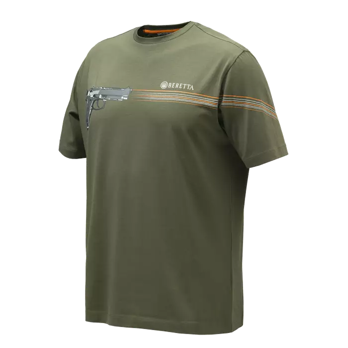 Beretta 92 T-shirt Green Stone - Metsästäjän paidat - 8051832531936 - 1