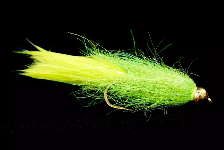 Chartreuse Leech Tungsten kuulapäällä - Streamerit ja liitsit - 8859202532916 - 1