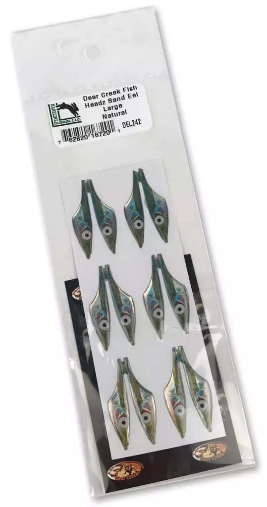 Deer Creek Fish Headz Sand Eel S Natural - Muut sidontatarvikkeet - 762820167186 - 1