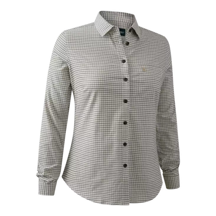 Deerhunter Lady Sara Shirt Green Check - Metsästäjän paidat - 5702827220986 - 1
