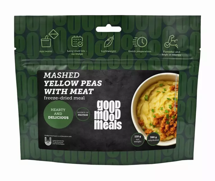 GoodMoodMeals Mashed Peas With Meat - Retkiruuat - 4750296002986 - 1