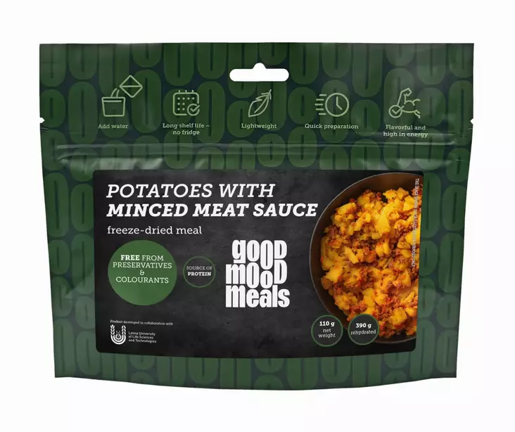 GoodMoodMeals Potatoes With Minced Meat Sauce - Retkiruuat - 4750296003686 - 2