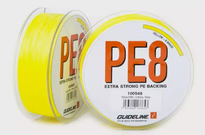 Guideline Xstream PE Backing 80lb 300m Yellow - Punotut - 7033840137646 - 1
