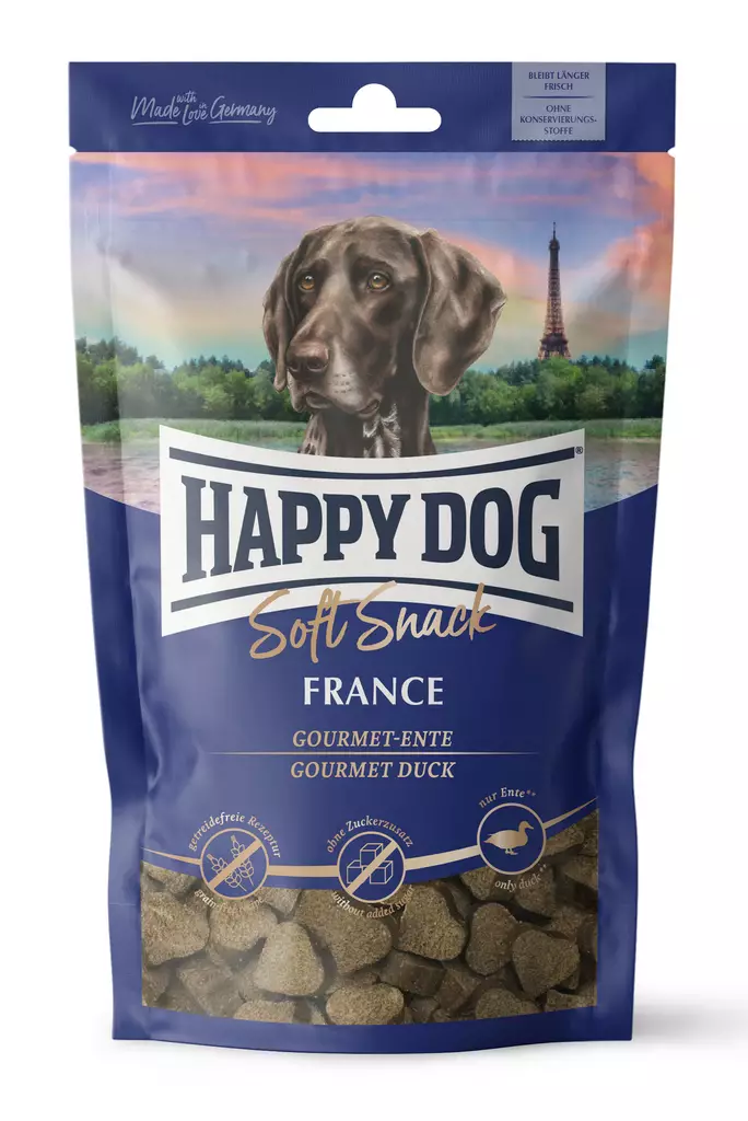 Happy Dog Soft Snack France 100g - Happy Dog Snack -koulutusnamit - 60686 - 1