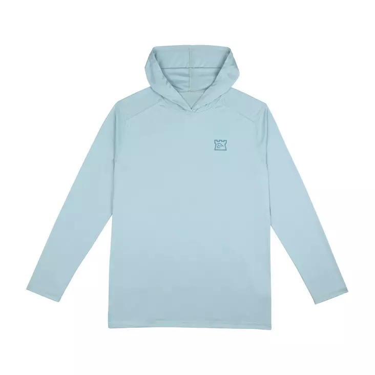 Hardy Script UPF Hoodie Crystal Blue S - Hupparit - 043388019516 - 1