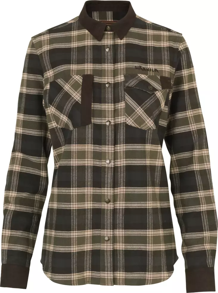 Härkila Aivak L/S Shirt W Olive - Metsästäjän paidat - 5714733554796 - 1