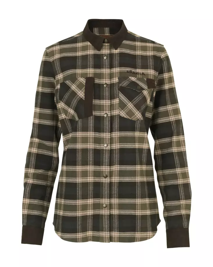 Härkila Aivak L/S Shirt W Olive #S - Metsästäjän paidat - 5714733554796 - 1