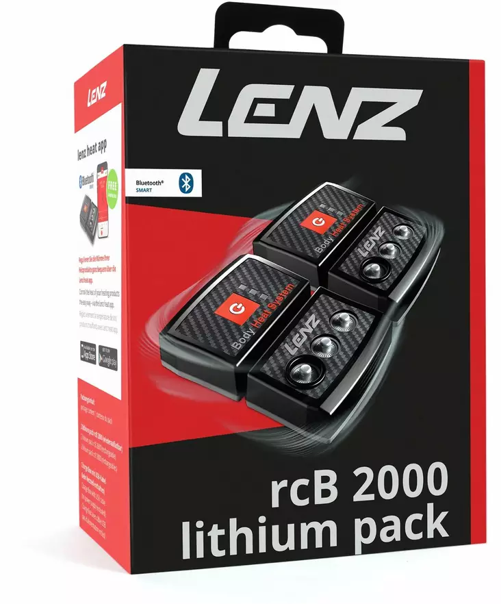 Lenz Heatpack 2.0 2000mAh Bluetooth - Metsästäjän hanskat ja sukat - 9006729013506 - 1