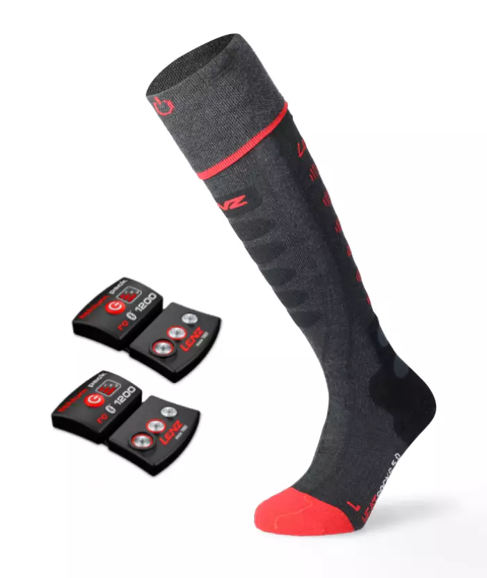 Lenz Heat Sock 5.1 Toe Cap + RCB 1200 Kit - Metsästäjän sukat - 9006729154056 - 1