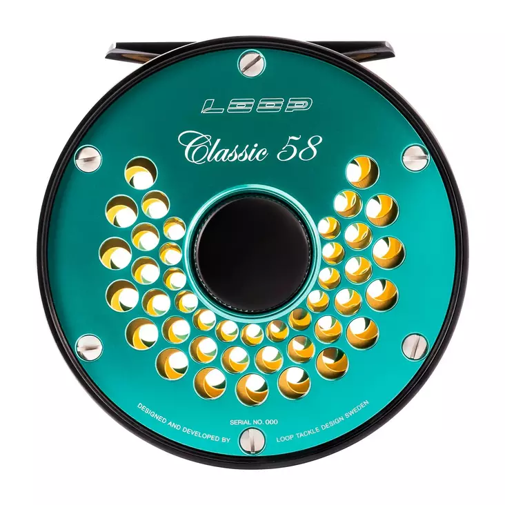 Loop Classic Fly Reel Aurora Turquoise - Loop-perhokelat - 827142071626 - 1