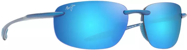 Maui Jim Hookipa Ultra - Metal Matte Blue Frame with Blue Hawaii Lens - Muovilinssit - 603429081416 - 1