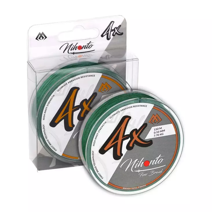 Mikado Nihonto Fine Braid 150m Green - Kuitusiimat - 5900637508816 - 1