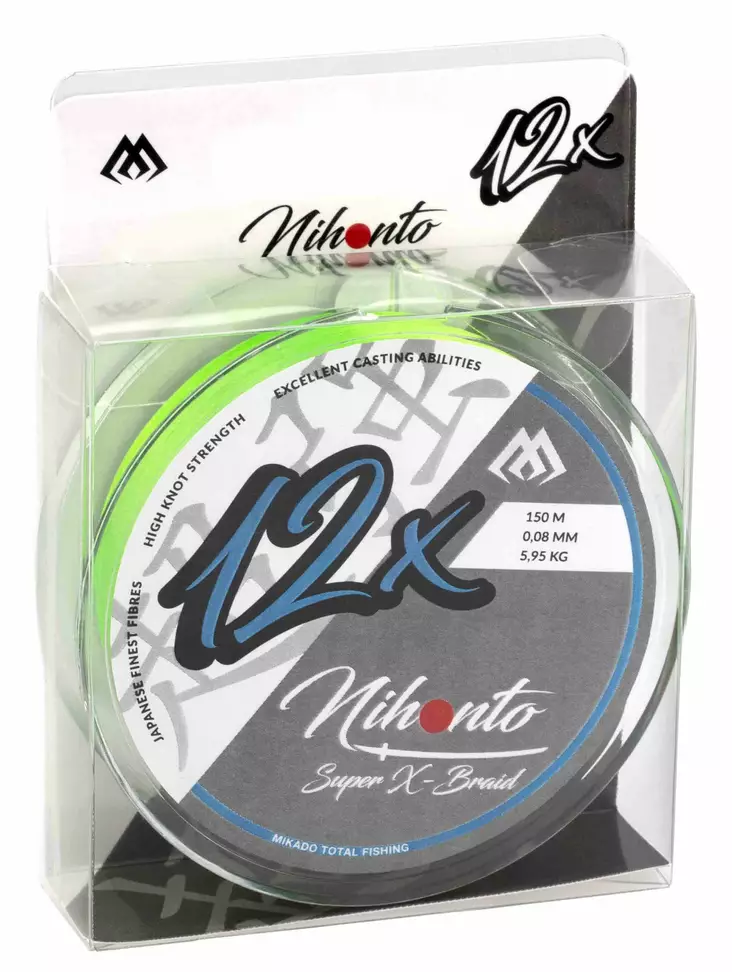 Mikado Nihonto Super-X 0,10mm 150m Yello - Monikuitusiimat - 5900637123026 - 1