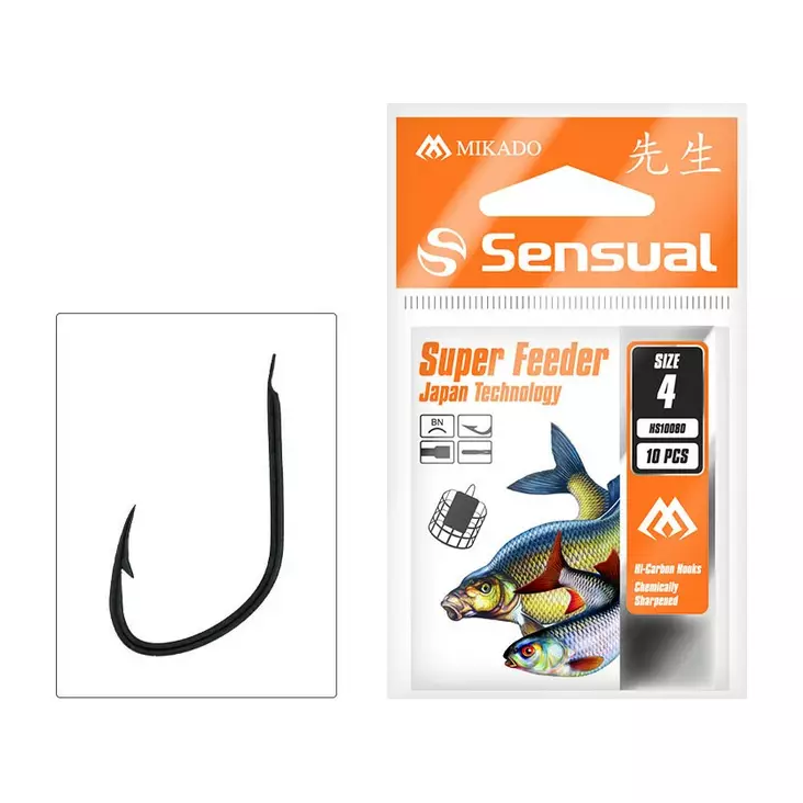Mikado Sensual Super Feeder Hook - Silmälliset & lapiopäiset koukut - 5900637158486 - 1
