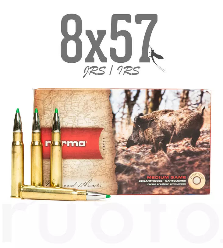 Norma Ecostrike 8x57 JRS 10,4g 20pcs - Patruunat 8x57 IS/IRS - 7393923319476 - 1