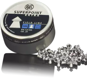 RWS SuperPoint Extra 5,50mm 0,94g - Ilma-aseiden luodit 5,5 mm - 4000294136726 - 1