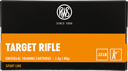 RWS Target Rifle .22 LR 2,6g - Patruunat 22 LR - 4000294132476 - 1