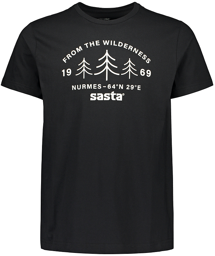 Sasta Wilderness T-Paita Musta - Metsästäjän paidat - 6419619202646 - 1