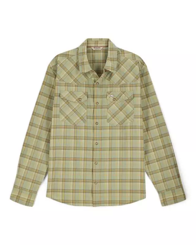 Simms Brackett Shirt Pale Pine Brackett - Paidat - 694264707906 - 1