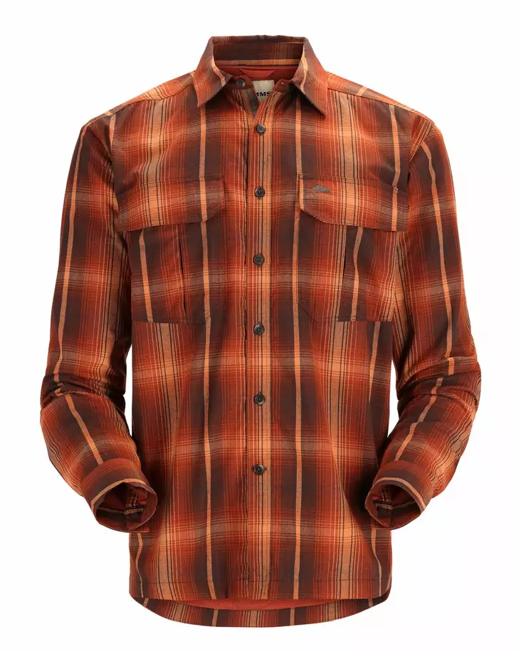 Simms Coldweather Shirt Hickory Clay Plaid - Paidat - 694264578346 - 1