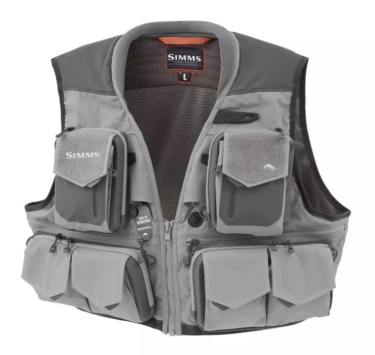 Simms G3 Guide Vest Steel -kalastusliivi - Perholiivit - 694264398036 - 1