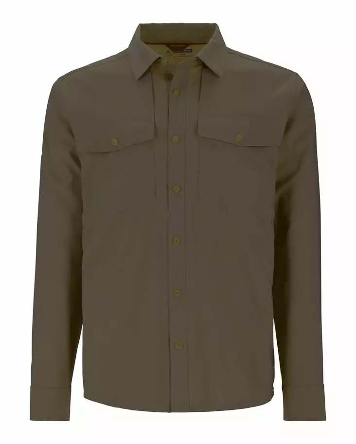 Simms No-See-Um Bugstopper Shirt Loden Heather - Paidat - 694264668566 - 2