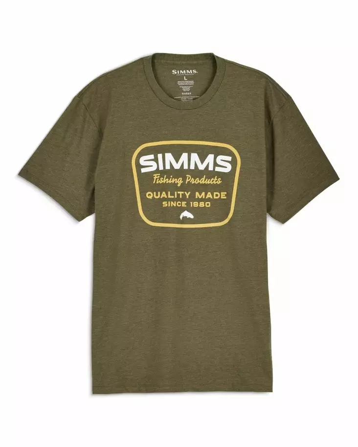 Simms Stamp Lock T-shirt Military Heather - Miesten t-paidat - 694264721346 - 1