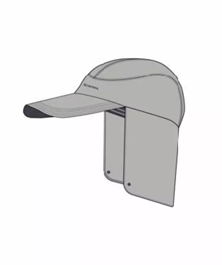 Simms Sunshield Cap Overcast - Lippikset - 694264724026 - 1