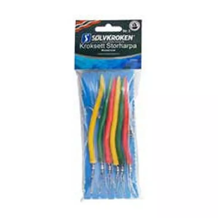 Sølvkroken Kroksett Storharpa Nr 3 - Valmiit meririgit - 7056960008436 - 1