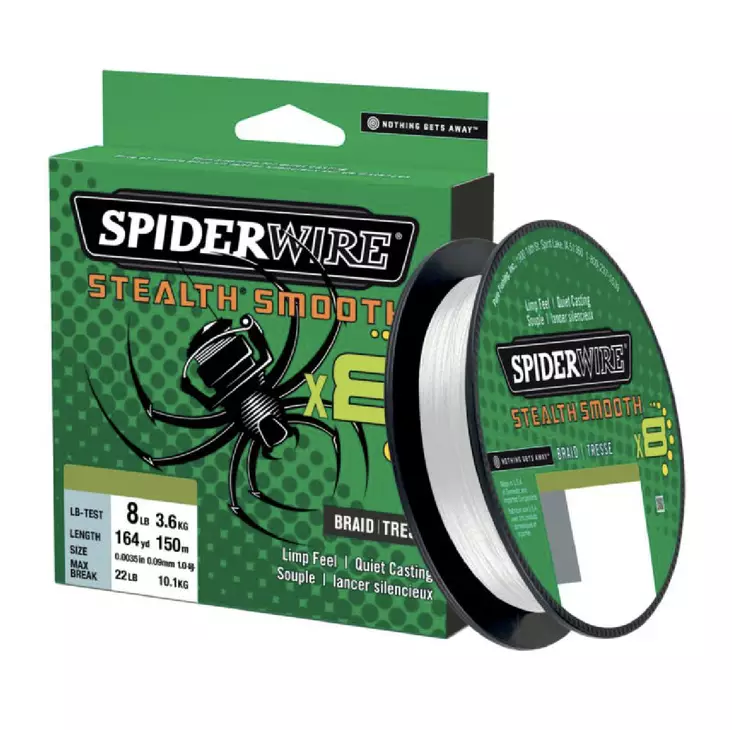 SpiderWire Stealth Smooth 8 White - Monikuitusiimat - 022021663866 - 1